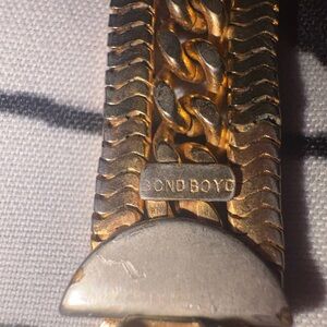 Men’s Gold Chain Bracelet vintage 1940 bind Boyd